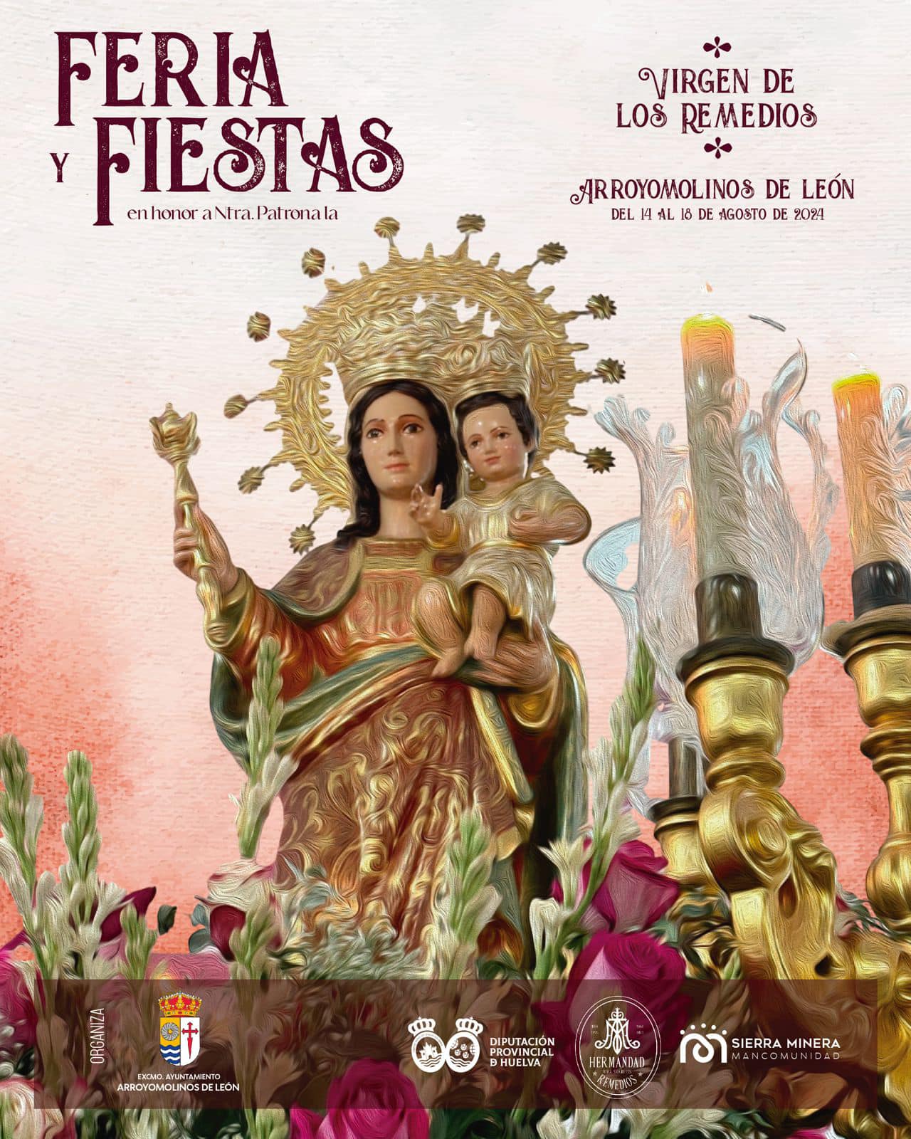 Fiestas patronales en honor de la Virgen de los Remedios 2024 Arroyomolinos de León